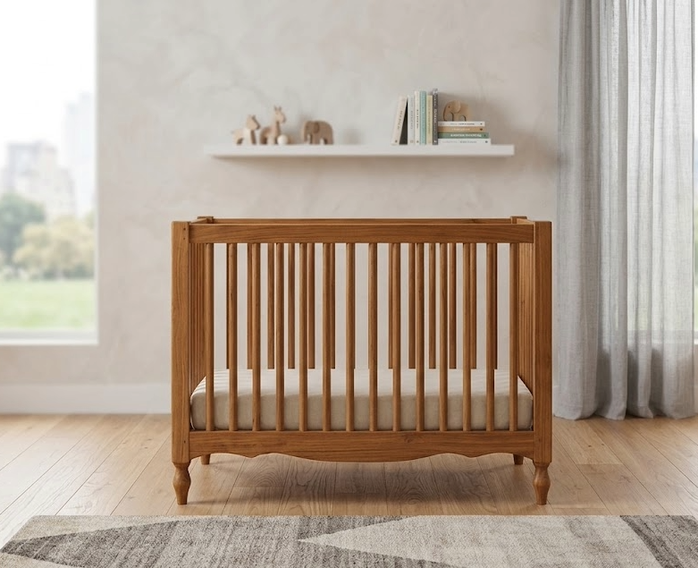 Antoinette Teak Convertible Crib