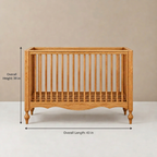 Crib image with width and height dimensions